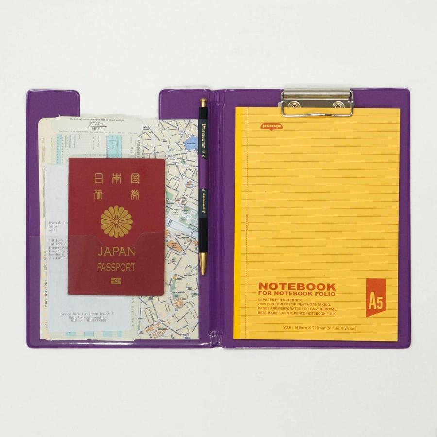 クリップボード A5 二つ折り penco ペンコ バインダー ペンホルダー ハイタイド | HIGHTIDE | 13