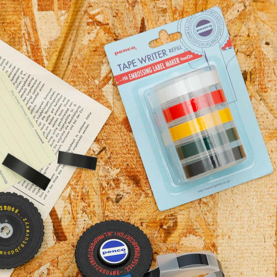 ラベルライター シールライター ハイタイド penco ペンコ テープライター リフィル | HIGHTIDE | 05