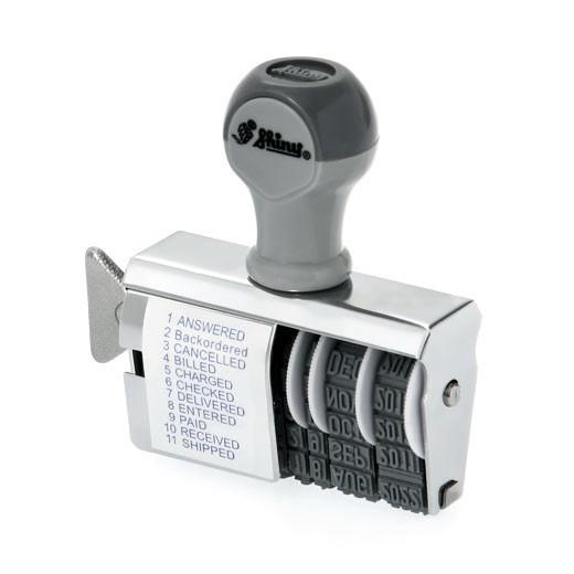 スタンプ Shiny シャイニー フレーズデーター S70 事務用品 年月日 メッセージ はんこ | シャイニー | 02