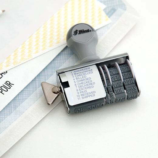 スタンプ Shiny シャイニー フレーズデーター S70 事務用品 年月日 メッセージ はんこ | シャイニー | 05