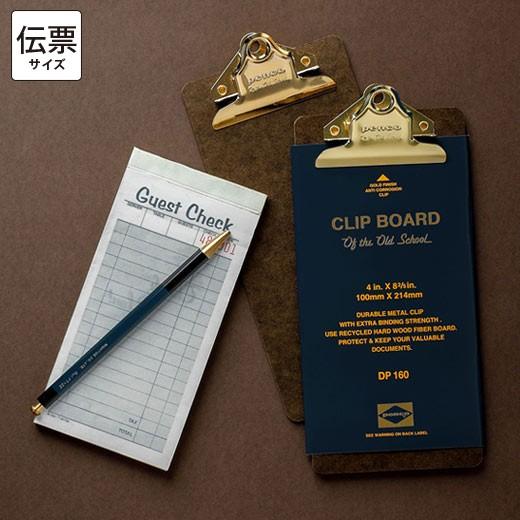 クリップボード 伝票サイズ O/S チェック penco ゴールド ペンコ バインダー おしゃれ ハイタイド | HIGHTIDE