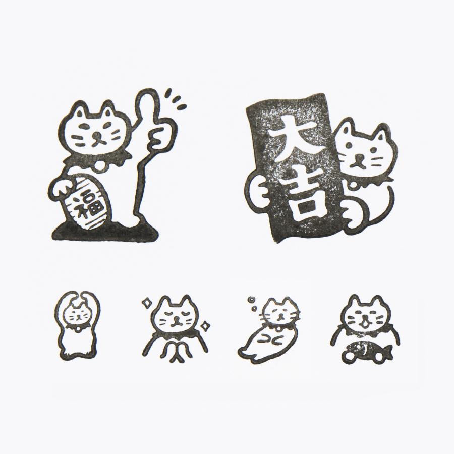 ニューレトロ スタンプセット / はんこ スタンプ 6個セット | ニューレトロ | 13