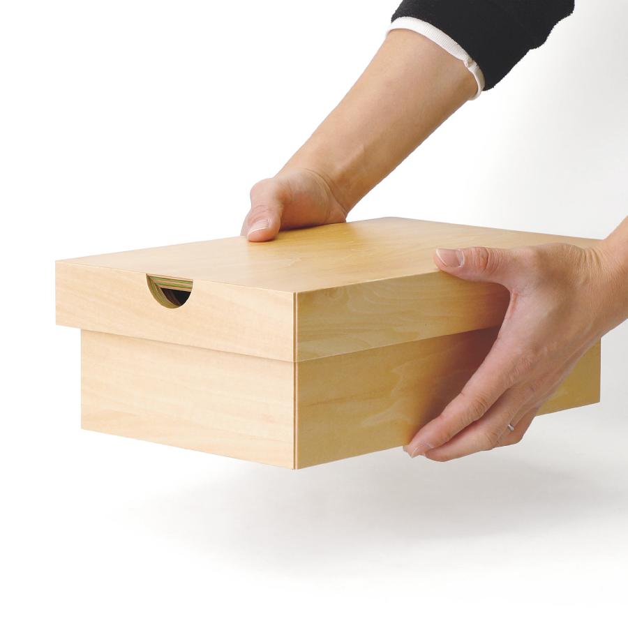 収納ボックス New Edition Furniture ニューエディションファニチャー スニーカーボックス 靴 シューズケース 木製 蓋つき フタ ふた 木箱 小物入れ インテリア | HIGHTIDE | 09