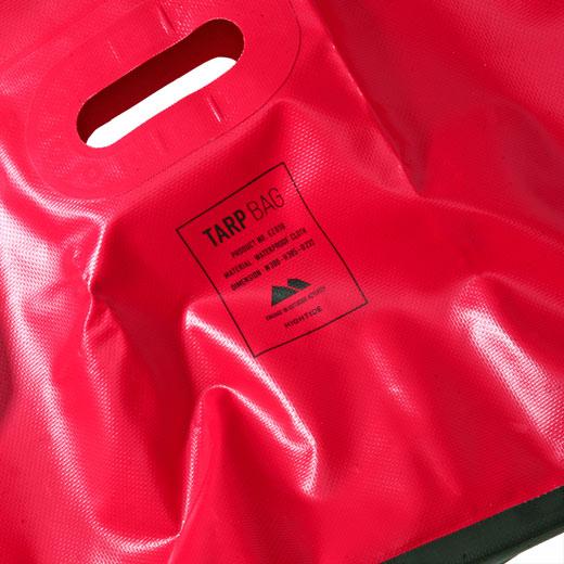 ランドリーバッグ タープバッグ ラウンド S 16L ターポリン ランドリーバスケット 折りたたみ 防水 洗濯かご キャンプ コンパクト 収納 バケツ プランターカバー | HIGHTIDE | 16