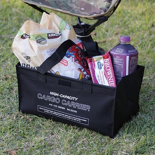 カーゴバッグ S キャリーバッグ エコバッグ アウトドア キャンプ トランク収納 トラベル ランドリーバッグ ツールバッグ 大容量 折りたたみ 軽量 薪 収納 | HIGHTIDE | 05