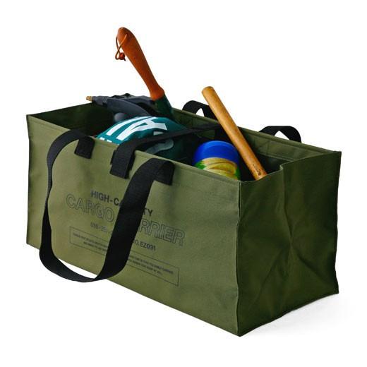 カーゴバッグ M エコバッグ アウトドア キャンプ トランク収納 トラベル ランドリーバッグ ツールバッグ 大容量 折りたたみ 軽量 ヘキサテーブル 薪 収納 | HIGHTIDE | 09