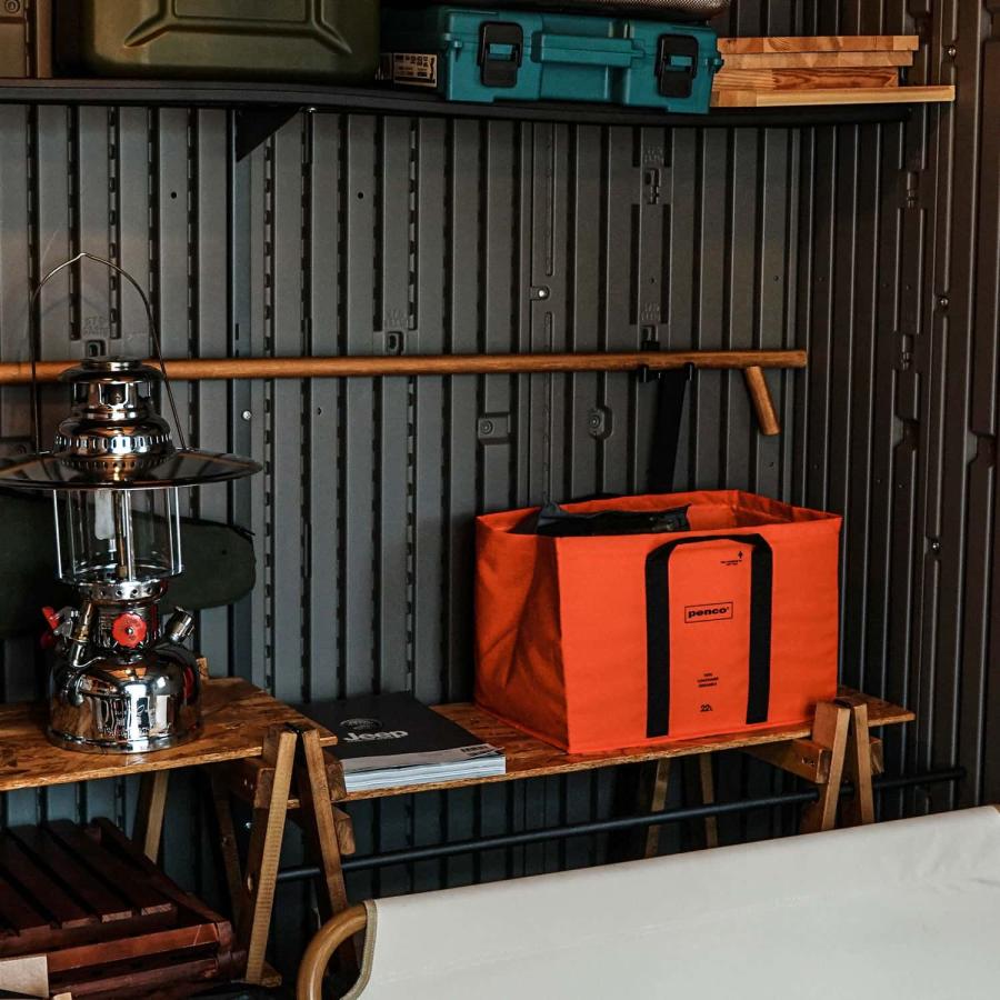 penco ペンコ Box tote ボックストート 収納ボックス 車 トランク収納 アウトドア キャンプ 小物入れ コンパクト 折りたたみ インテリア おもちゃ箱 雑誌 | HIGHTIDE | 22