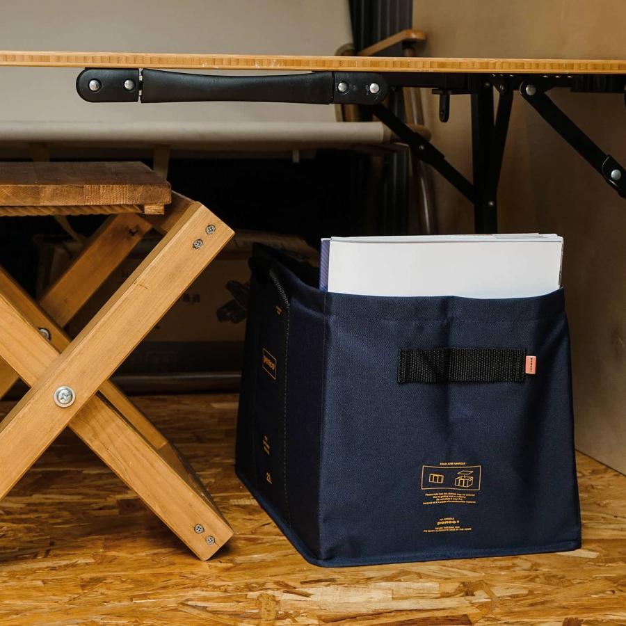 penco ペンコ Box tote ボックストート 収納ボックス 車 トランク収納 アウトドア キャンプ 小物入れ コンパクト 折りたたみ インテリア おもちゃ箱 雑誌 | HIGHTIDE | 23