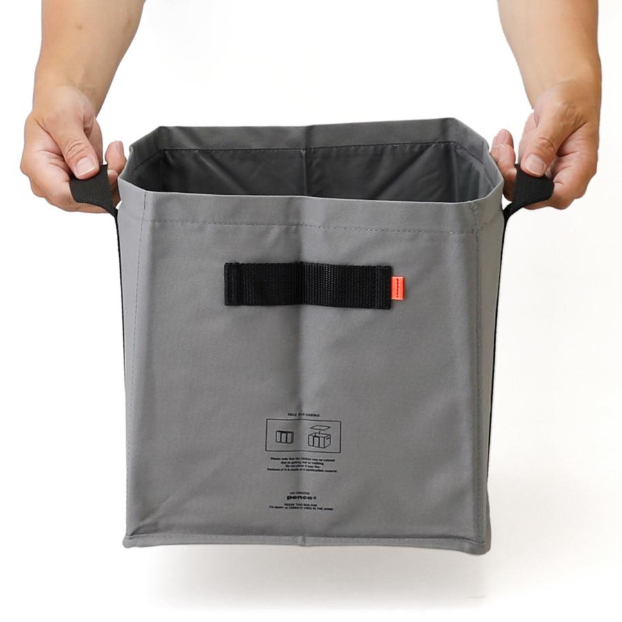penco ペンコ Box tote ボックストート 収納ボックス 車 トランク収納 アウトドア キャンプ 小物入れ コンパクト 折りたたみ インテリア おもちゃ箱 雑誌 | HIGHTIDE | 10