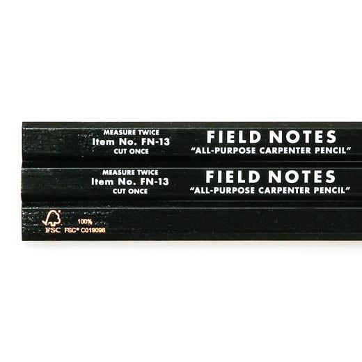 鉛筆 設計 FIELD NOTES フィールドノート カーペンターペンシル 3-PACK 大工 墨出し マーカー | HIGHTIDE | 04