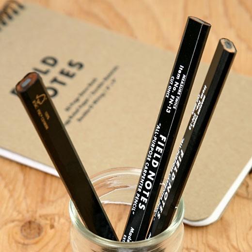 鉛筆 設計 FIELD NOTES フィールドノート カーペンターペンシル 3-PACK 大工 墨出し マーカー | HIGHTIDE | 07