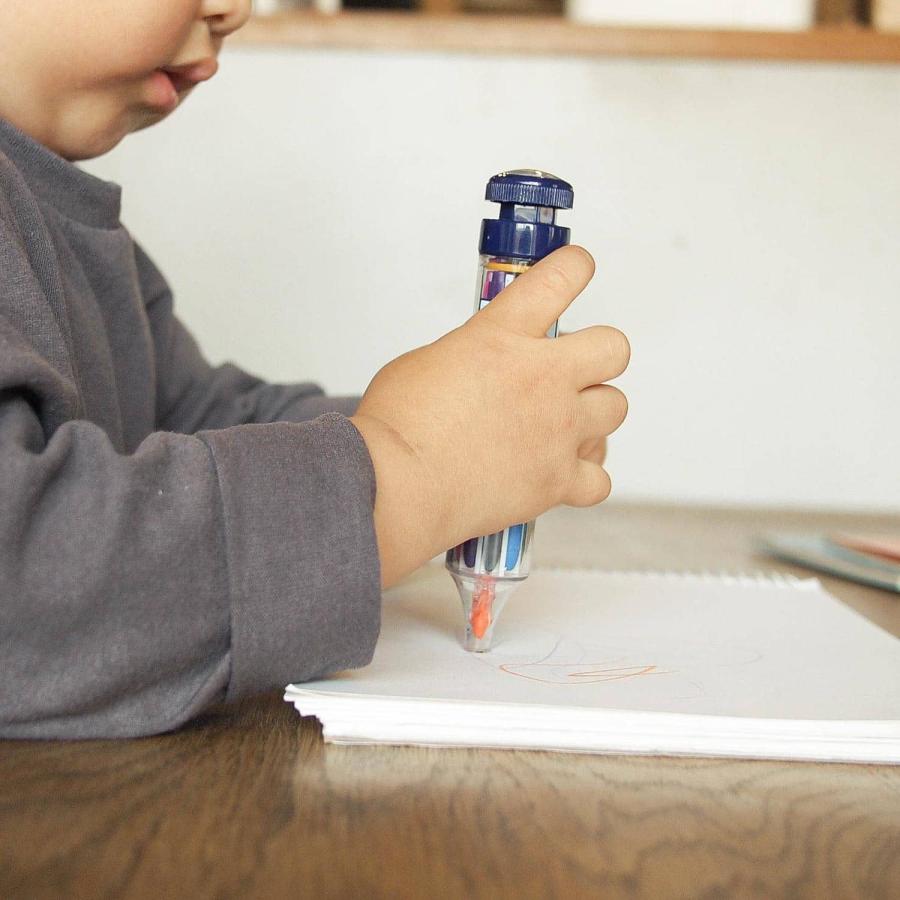 クレヨン penco ペンコ 8カラークレヨン プチギフト 子供 子ども 汚れない お出かけ お絵描き 持ち歩き 安全 文房具 かわいい 小学生 プレゼント 入学祝い | penco | 12