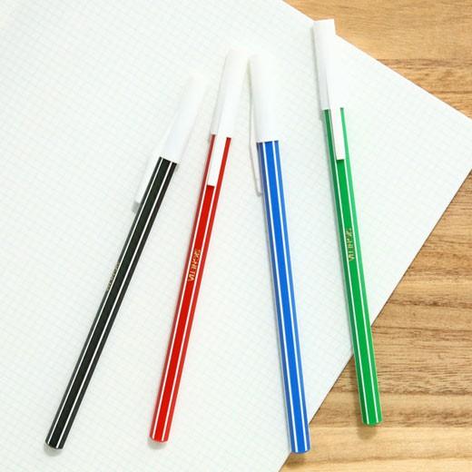 ボールペン ICO クラシックボールペン 黒 赤 青 緑 かわいい おしゃれ｜htdd