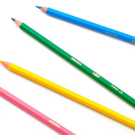 色鉛筆 BIC ビック 色鉛筆 18色セット 合成樹脂 CEマーク 玩具安全規格EN71 こども かわいい | BIC | 06