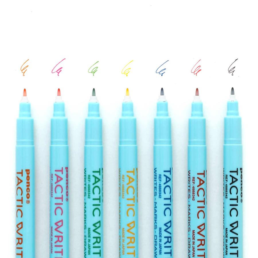 水性ペン セット penco ペンコ タクティックライター カラーペン セット 細芯 0.5mm 赤 水性 水彩 おしゃれ | HIGHTIDE | 04