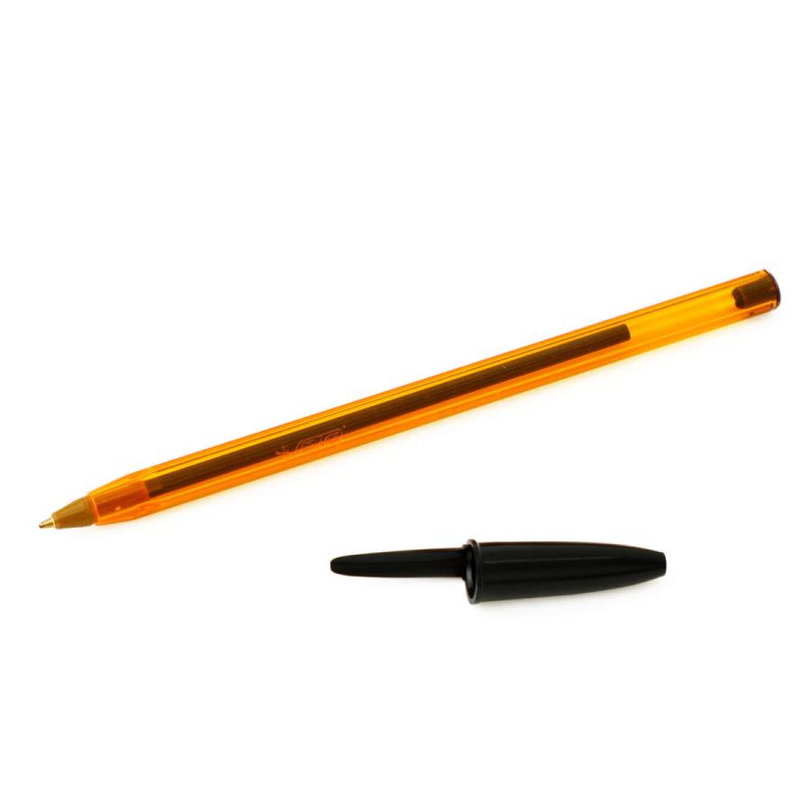 ボールペン BIC ビック クリスタル オリジナル ファイン 黒 油性 0.8mm オレンジBIC | BIC | 03