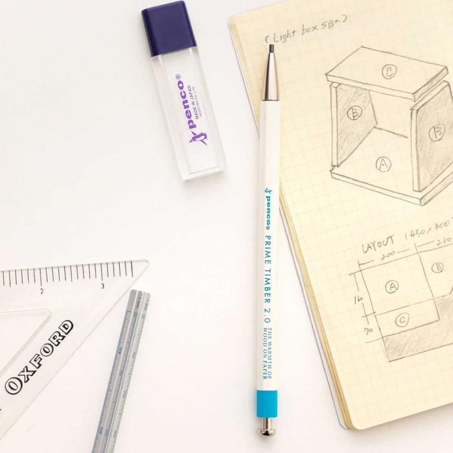 シャープペンシル penco ペンコ プライムティンバー シャーペン 芯ホルダー B 大人の鉛筆 製図 2mm 太い | penco | 15