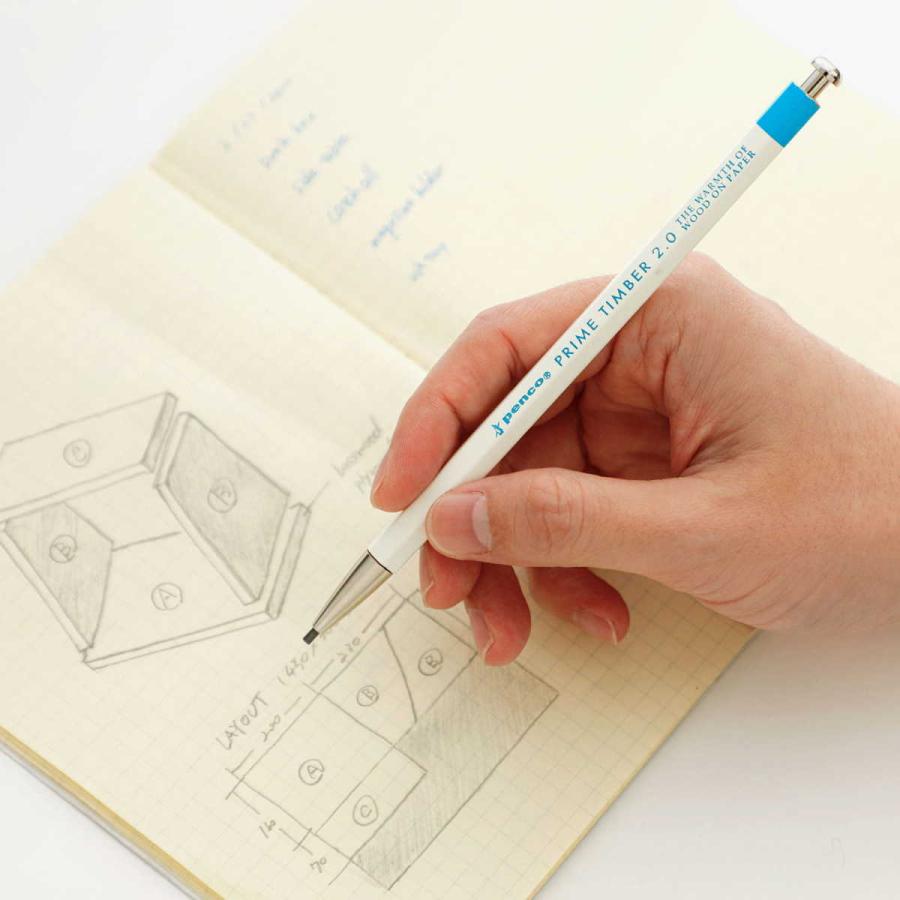 シャープペンシル penco ペンコ プライムティンバー シャーペン 芯ホルダー B 大人の鉛筆 製図 2mm 太い | penco | 14