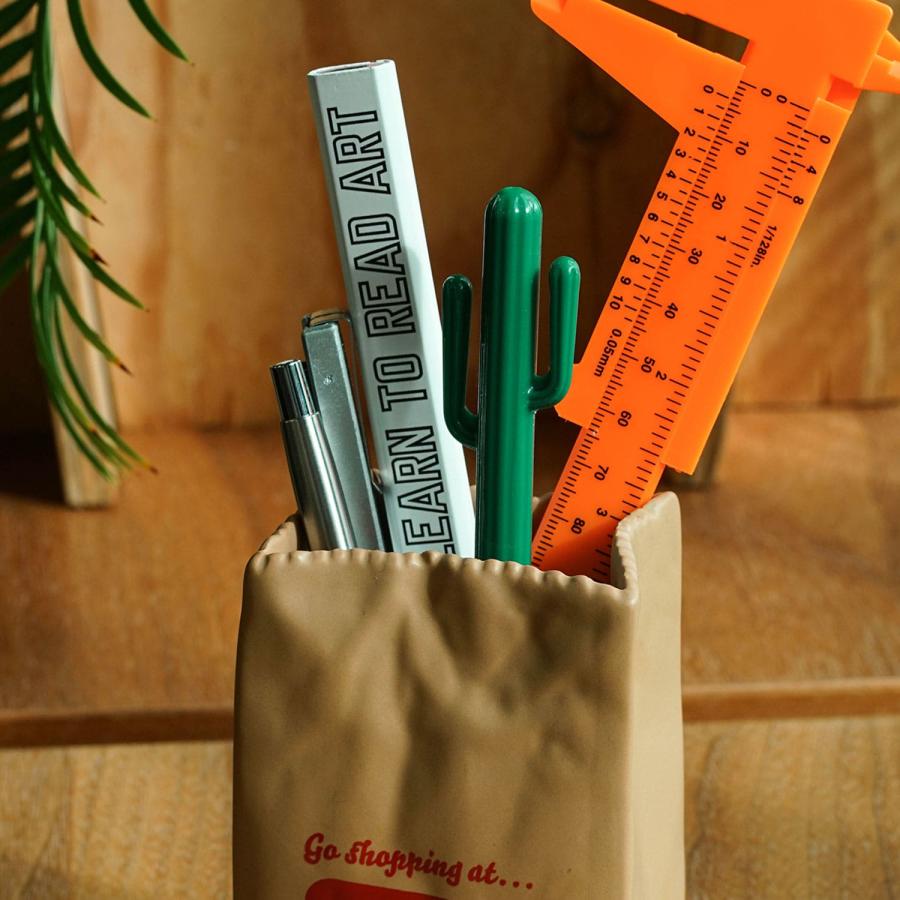 ボールペン サボテンペン ゲルインク 黒 筆記具 ペン 文具 文房具 0.38mm | HIGHTIDE | 12