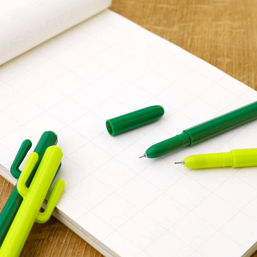 ボールペン サボテンペン ゲルインク 黒 筆記具 ペン 文具 文房具 0.38mm | HIGHTIDE | 08