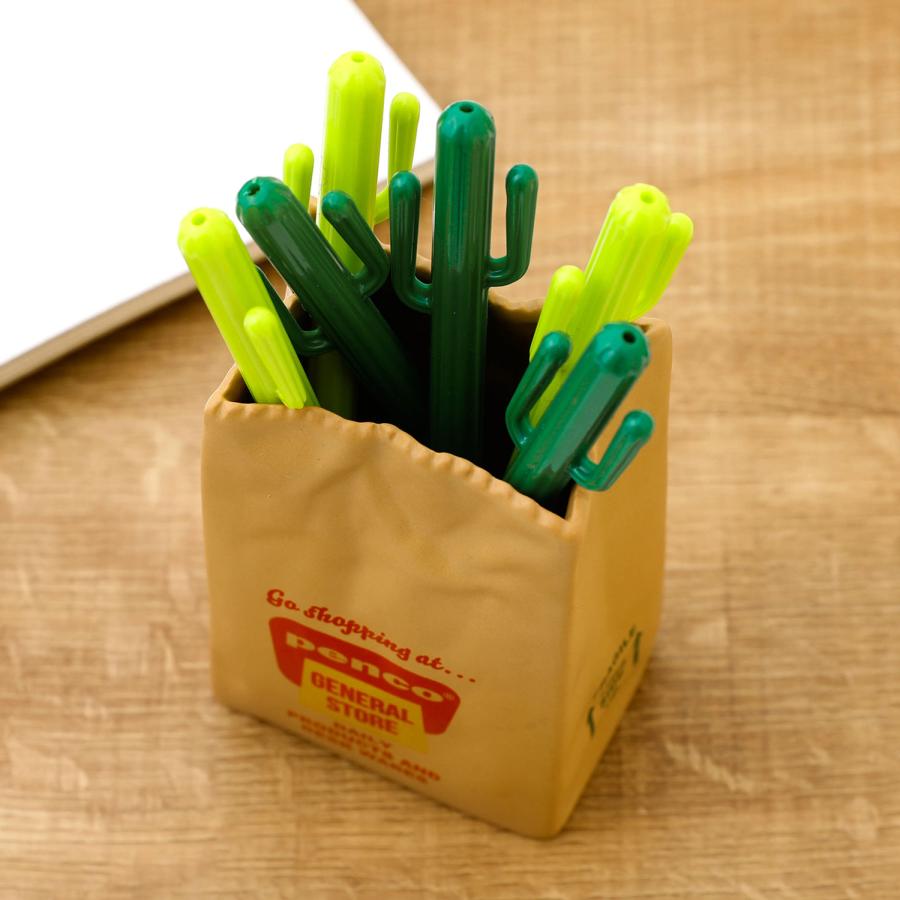 ボールペン サボテンペン ゲルインク 黒 筆記具 ペン 文具 文房具 0.38mm | HIGHTIDE | 10