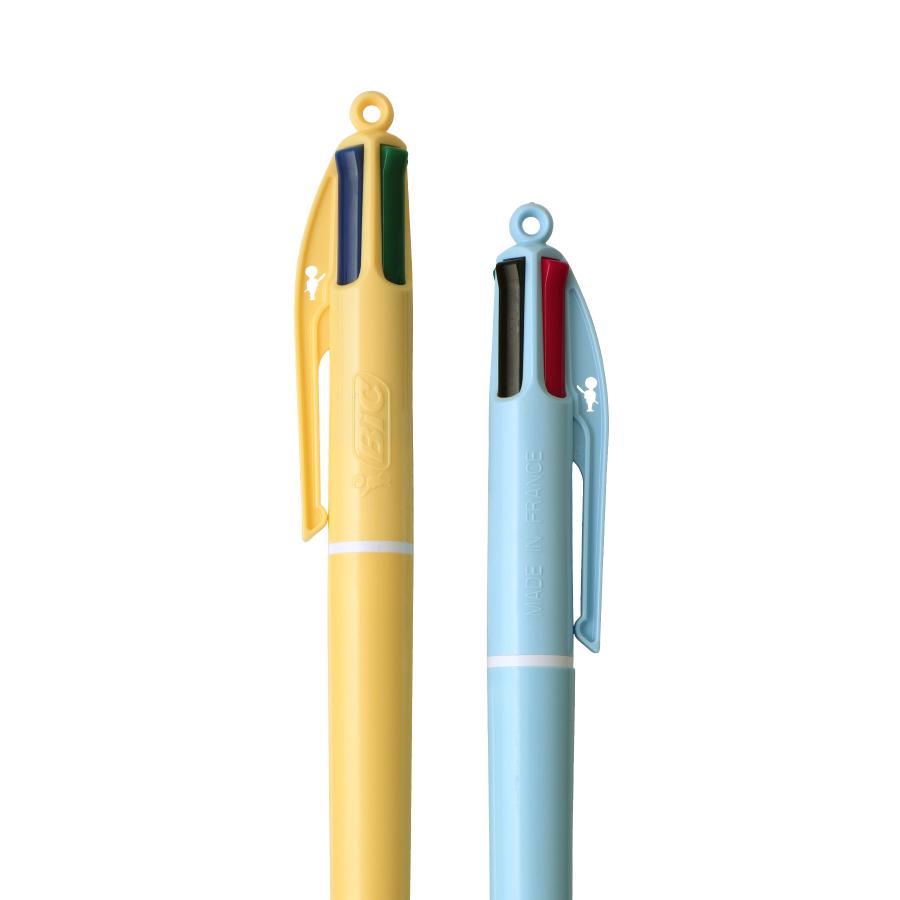 BIC 4色ボールペン パステル1.0 多色ボールペン カラー 油性 黒 赤 青 緑 | BIC | 04