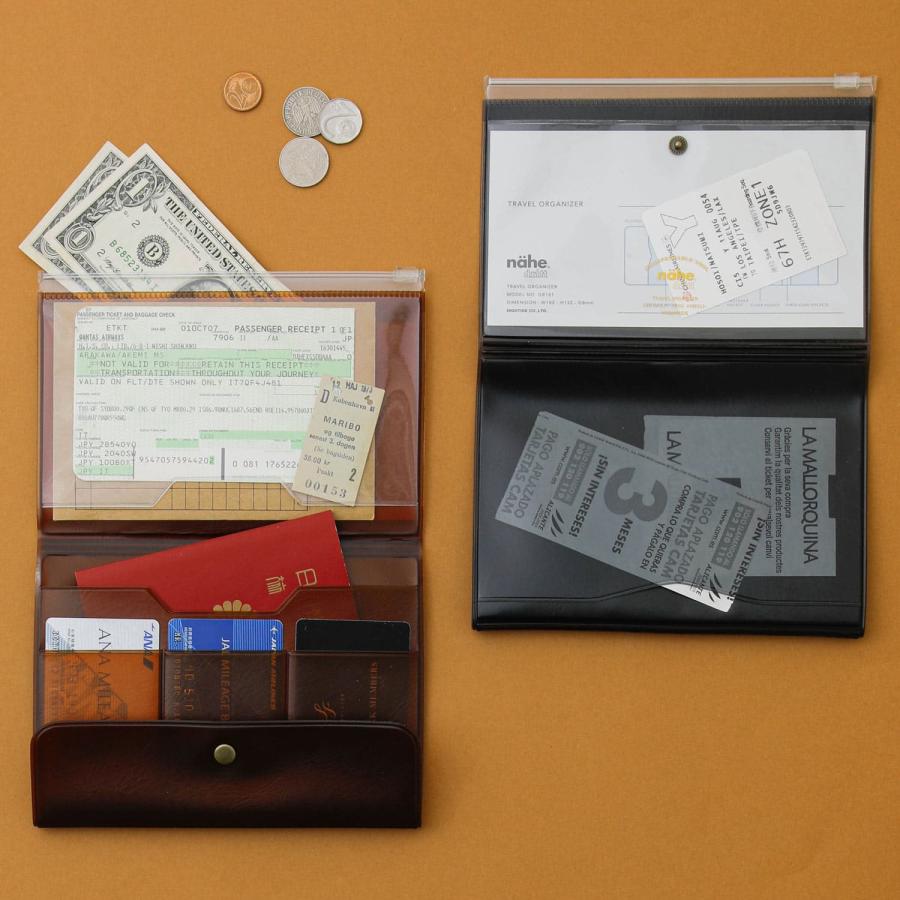 パスポートケース nahe ネーエ トラベル オーガナイザー 母子手帳 通帳 お薬手帳  カード アクスタ 収納 旅行 診察券 医療証 保険証 おしゃれ かわいい | nahe | 23
