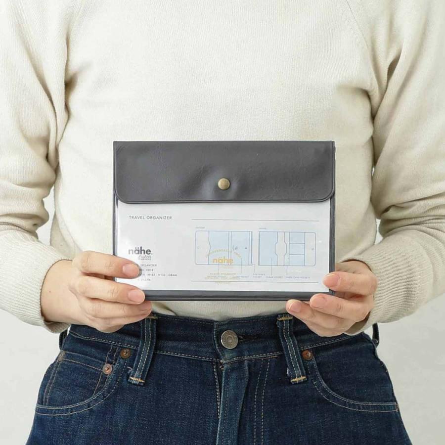 パスポートケース nahe ネーエ トラベル オーガナイザー 母子手帳 通帳 お薬手帳  カード アクスタ 収納 旅行 診察券 医療証 保険証 おしゃれ かわいい | nahe | 20