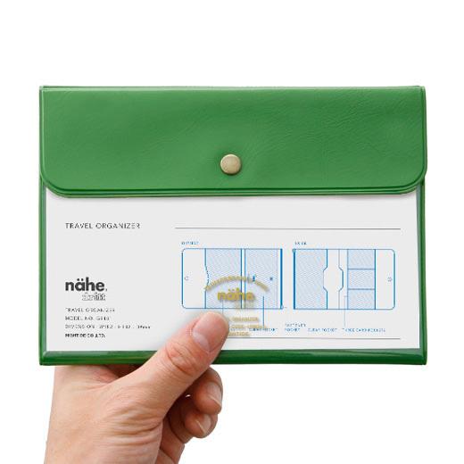 パスポートケース nahe ネーエ トラベル オーガナイザー 母子手帳 通帳 お薬手帳  カード アクスタ 収納 旅行 診察券 医療証 保険証 おしゃれ かわいい | nahe | 15