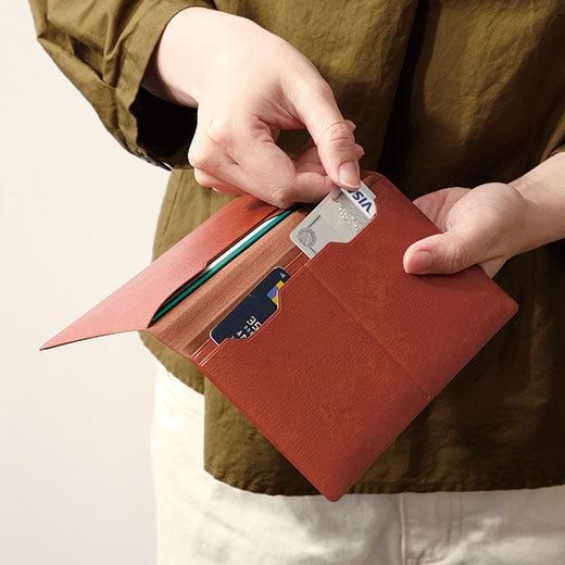 通帳ケース クラシック 通帳入れ マルチケース カードケース パスポートケース 薄型 薄い スリム 軽い おしゃれ | HIGHTIDE | 14