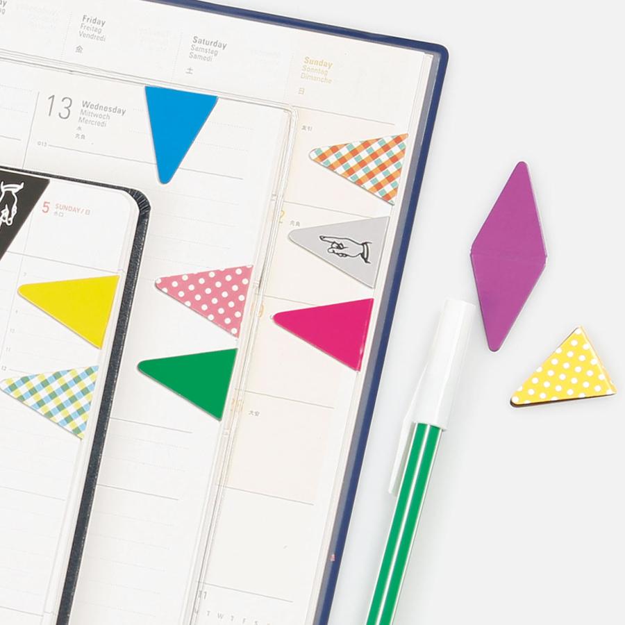 しおり マグネットマーカー ブックマーカー ブックマーク クリップ 付箋 おしゃれ 手帳 磁石 マグネット | HIGHTIDE | 13