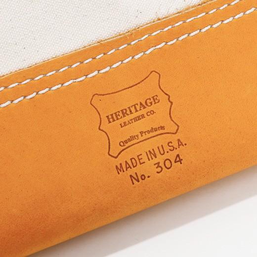工具バッグ HERITAGE LEATHER メイソンバッグ 16 (レザーボトム) ツールバッグ 工具入れ 工具袋  収納 レザー 革 キャンバス 帆布 持ち運び | HIGHTIDE | 05