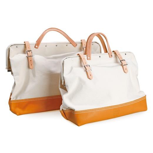 工具バッグ HERITAGE LEATHER メイソンバッグ 16 (レザーボトム) ツールバッグ 工具入れ 工具袋  収納 レザー 革 キャンバス 帆布 持ち運び | HIGHTIDE | 08