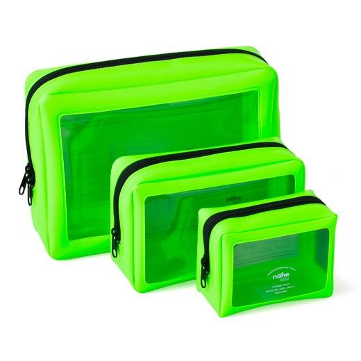 nahe パッキングポーチ ネオン SS トラベルポーチ 旅行 化粧 メイク ミニ クリアケース 小物入れ 透明 ぬいぐるみ ぬいポーチ 持ち運び | nahe | 10