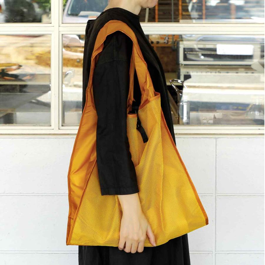 エコバッグ 大容量 折りたたみ nahe ネーエ ショッパー L サブバッグ マルシェバッグ コンパクト 肩掛け メンズ おしゃれ ジム スポーツ 温泉 | nahe | 21