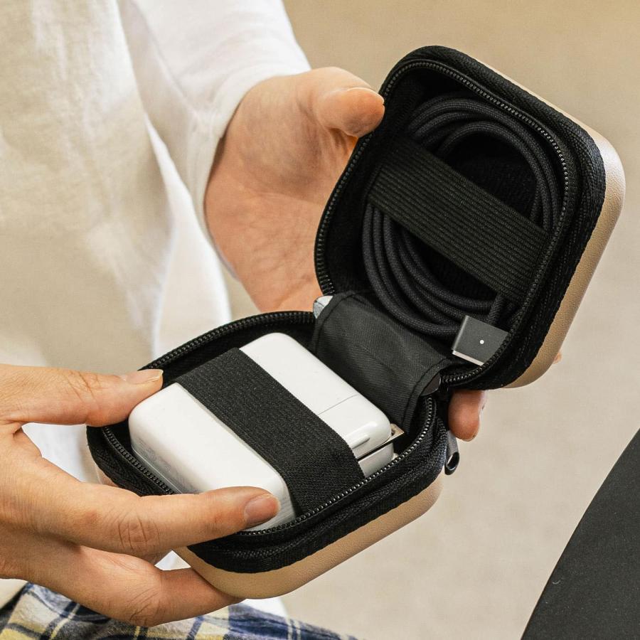 ガジェットケース nahe ネーエ ハードシェルケース ハードケース ケーブル 収納 アダプタ ケース イヤホン 充電器 | nahe | 16