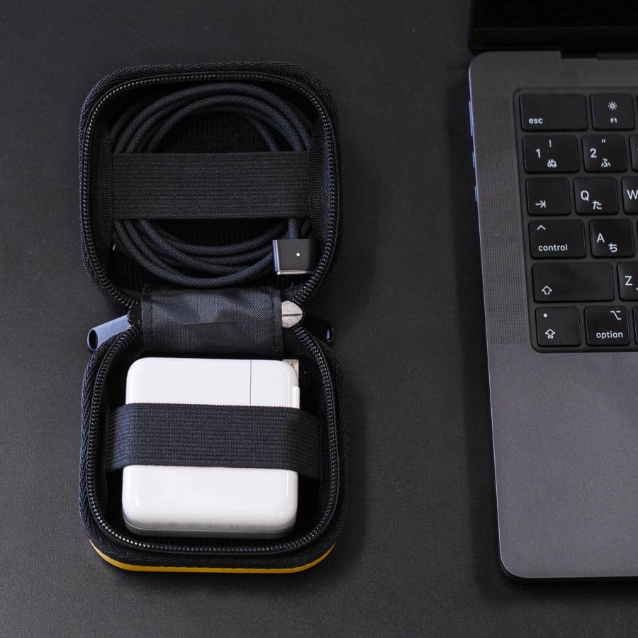 ガジェットケース nahe ネーエ ハードシェルケース ハードケース ケーブル 収納 アダプタ ケース イヤホン 充電器 | nahe | 17