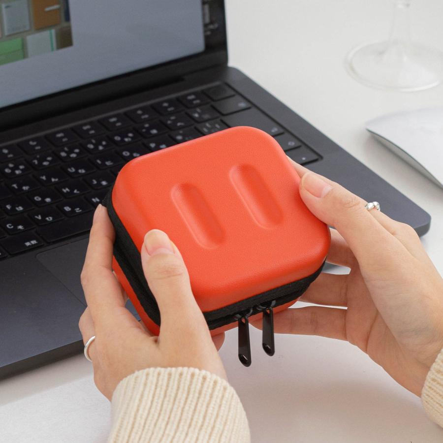 ガジェットケース nahe ネーエ ハードシェルケース ハードケース ケーブル 収納 アダプタ ケース イヤホン 充電器 | nahe | 24