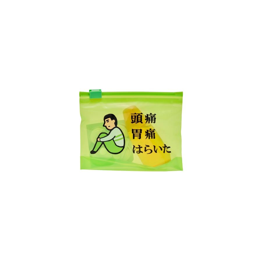 ジップ袋 マチ付き ニューレトロ ジッパーバッグ S（6枚入り）ジッパー式ポリ袋 スライドジッパー 小分け袋 ビニール 透明 クリア | ニューレトロ | 12