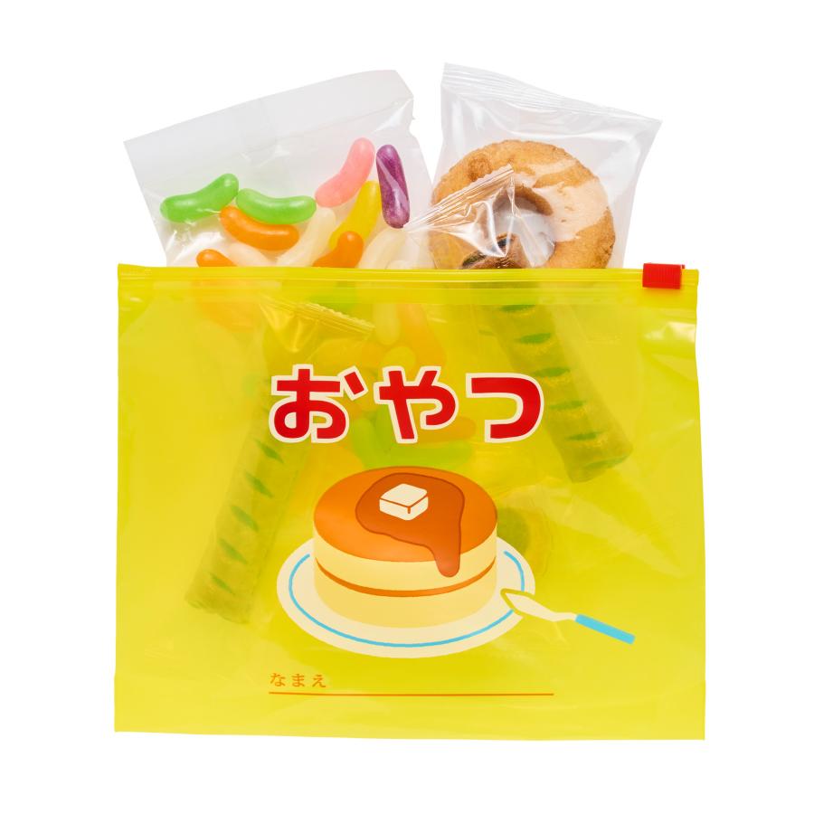 ジップ袋 マチ付き ニューレトロ ジッパーバッグ L（4枚入り）ジッパー式ポリ袋 スライドジッパー 小分け袋 ビニール 透明 クリア | ニューレトロ | 07