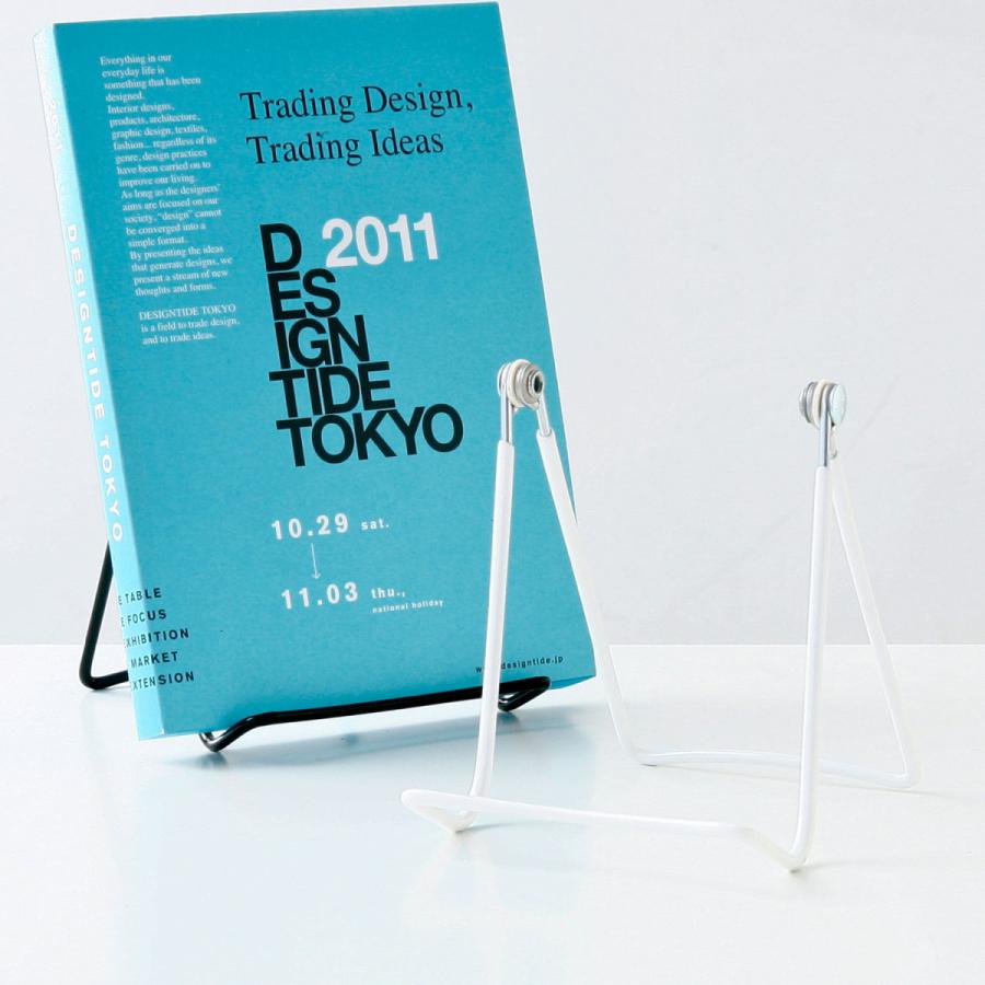 ブックスタンド GIBSON HOLDERS ツーワイヤースタンド 2A 本立て タブレットスタンド ディスプレイスタンド 卓上 折りたたみ 角度調節可 | HIGHTIDE | 05