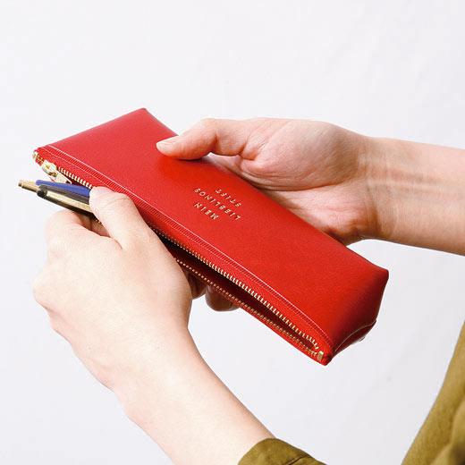 ペンケース ファスナーペンケース (クラシック) マチ付き ハイタイド シンプル おしゃれ | HIGHTIDE | 09