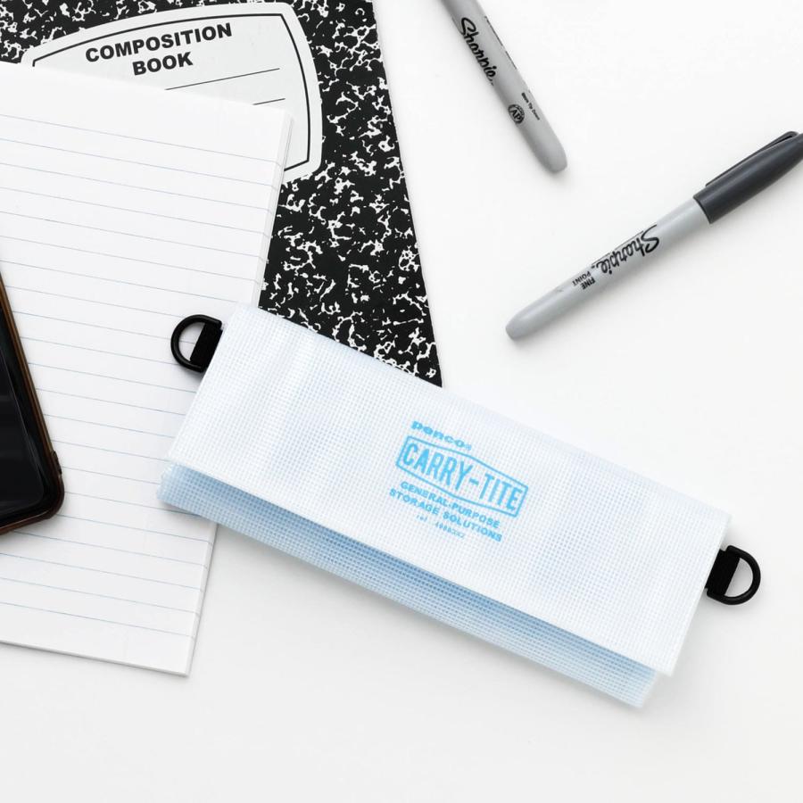 ポーチ メンズ レディース penco ペンコ キャリータイトケース クリア M サコッシュ ペン 筆箱 収納 水濡れ防止 大容量 旅行 トラベル | penco | 06