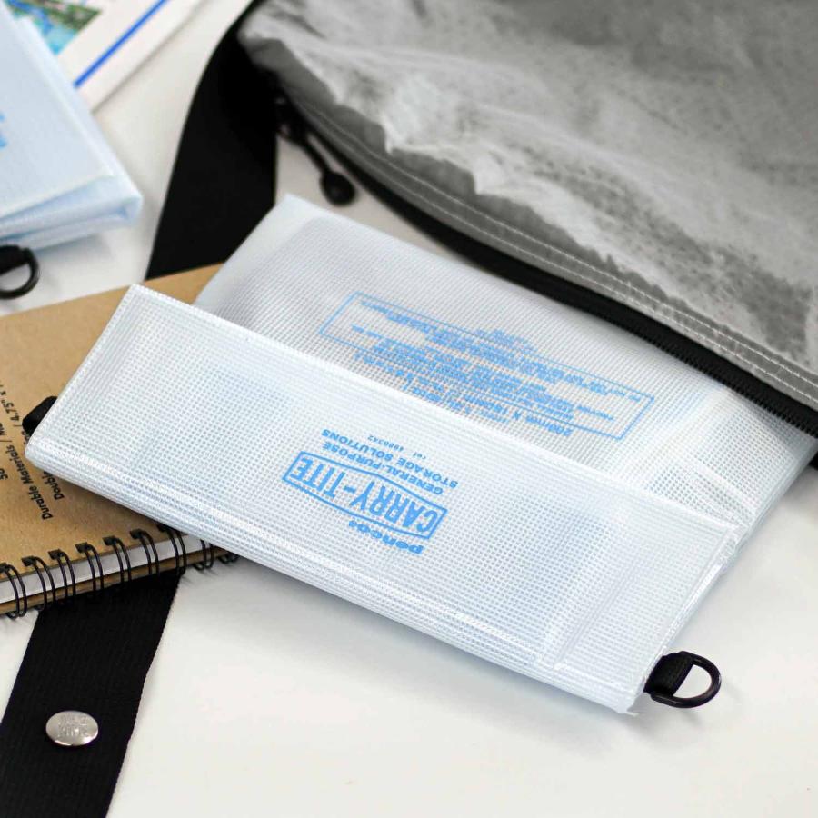 ポーチ メンズ レディース penco ペンコ キャリータイトケース クリア M サコッシュ ペン 筆箱 収納 水濡れ防止 大容量 旅行 トラベル | penco | 08