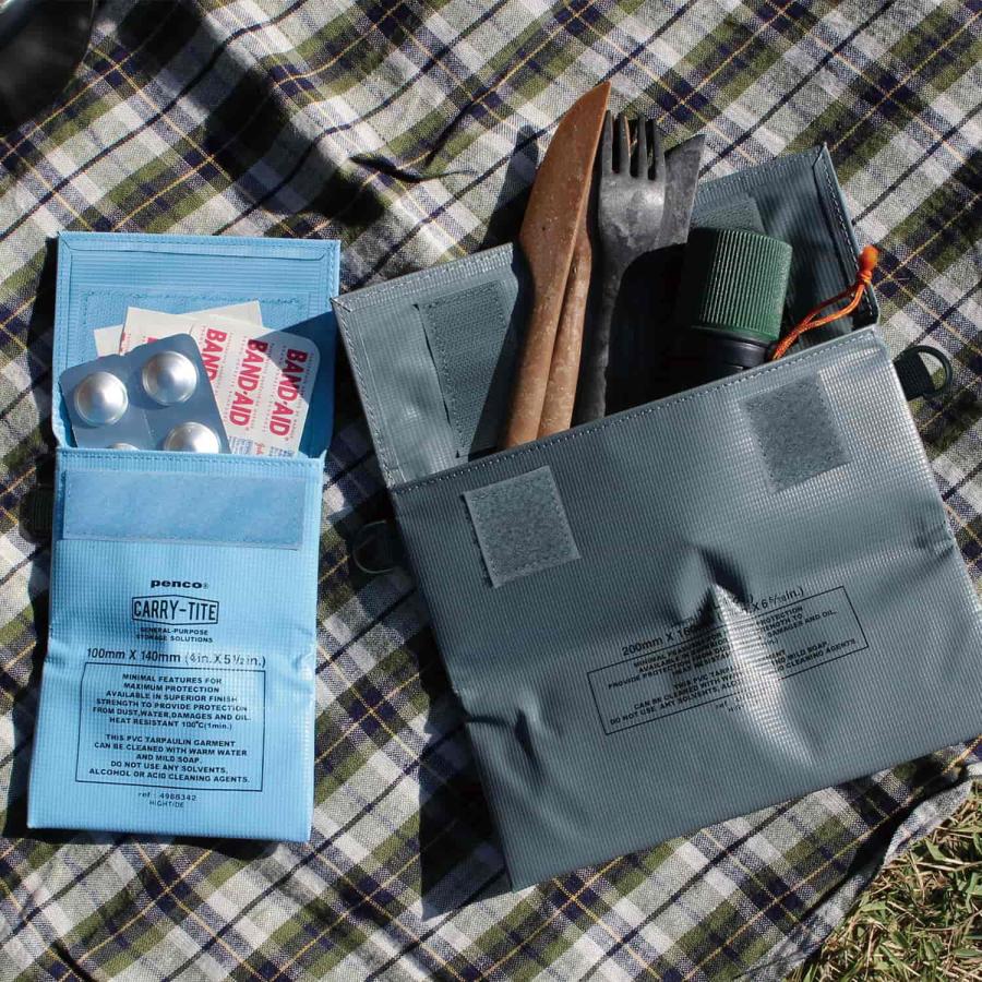 収納 ポーチ penco ペンコ キャリータイトケースM (Dリング付き) ペンケース 筆箱 工具入れ 防水 Dカン サコッシュ メンズ レディース 大容量 旅行 トラベル | HIGHTIDE | 26