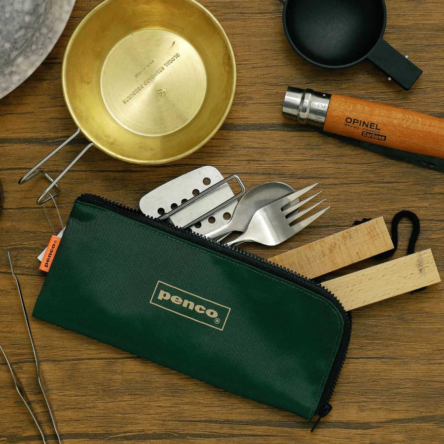 ペンケース penco ペンコ フラットペンケース 筆箱 シンプル おしゃれ 可愛い 高校生 軽い メイクブラシ 収納 ポーチ カトラリー 歯ブラシ メンズ レディース | penco | 20