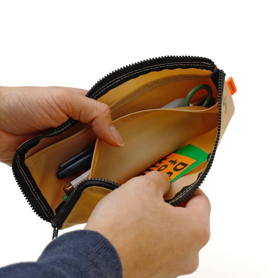 ペンケース penco ペンコ フラットペンケース 筆箱 シンプル おしゃれ 可愛い 高校生 軽い メイクブラシ 収納 ポーチ カトラリー 歯ブラシ メンズ レディース | penco | 06