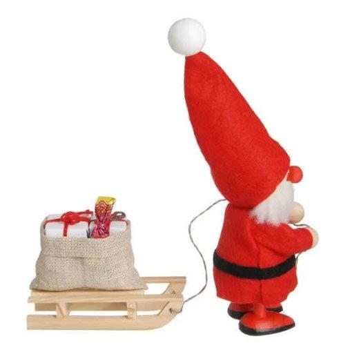 NORDIKA nisse ノルディカ ニッセ 人形 そりを引いたサンタ サンタ サンタクロース クリスマス オブジェ 飾り 木製 北欧 雑貨 置物 プレゼント ギフト NRD120060 | ブランド登録なし | 03