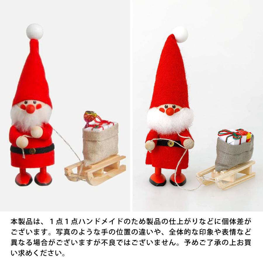 NORDIKA nisse ノルディカ ニッセ 人形 そりを引いたサンタ NORDIKA nisse ノルディカ ニッセ 人形 そりを引いたサンタ