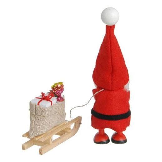 NORDIKA nisse ノルディカ ニッセ 人形 そりを引いたサンタ サンタ サンタクロース クリスマス オブジェ 飾り 木製 北欧 雑貨 置物 プレゼント ギフト NRD120060 | ブランド登録なし | 04